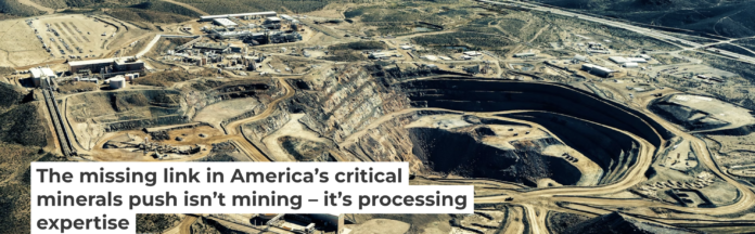 MP Materials’ Mountain Pass mine and processing facility in California was for years the only U.S. rare earth elements mine. Tmy350/Wikimedia Commons, CC BY-SA
